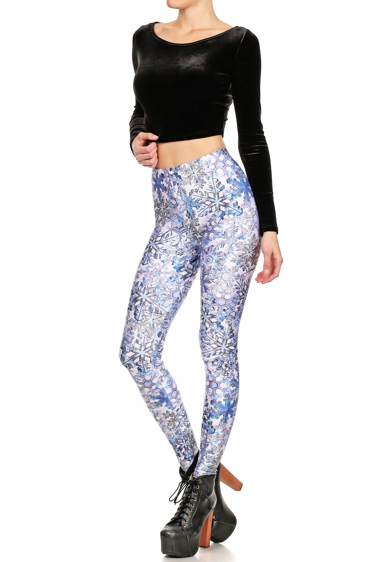 Snowflake Leggings - POPRAGEOUS
 - 2