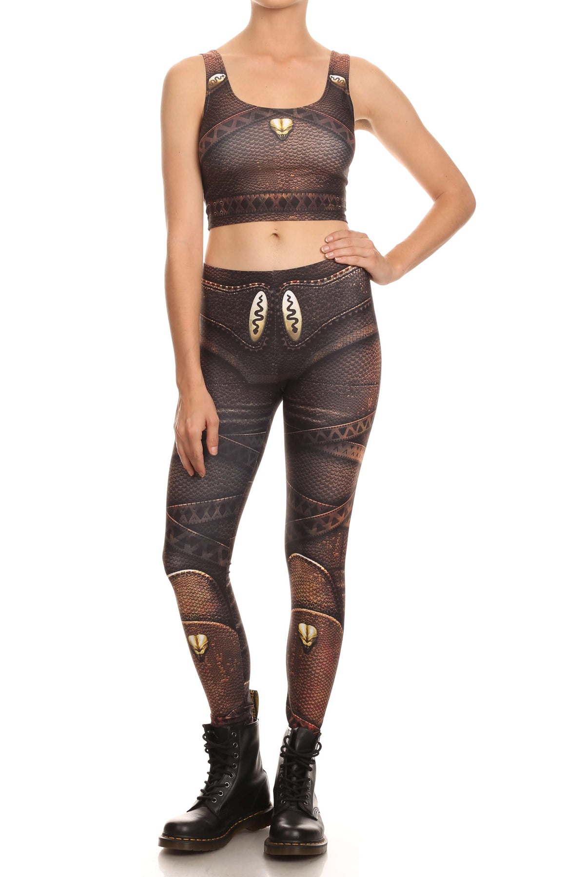 Desert Snakes Crop Top - POPRAGEOUS
 - 4