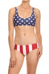 Blue Stars Swim Top - POPRAGEOUS
 - 1