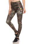 Camoflare Dream Leggings - GREEN - POPRAGEOUS
 - 2