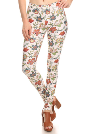 Vintage Wallflower Leggings - POPRAGEOUS
 - 1