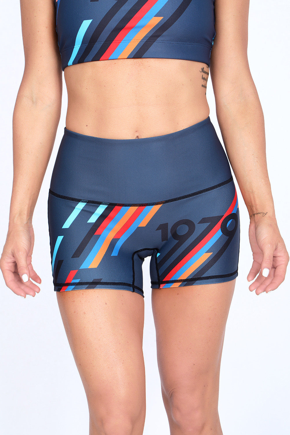 1979 Charcoal Yoga Shorts