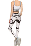 Robotic Leggings - White - POPRAGEOUS
 - 4