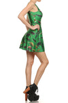 Dinosaur Skater Dress - Green - POPRAGEOUS
 - 3