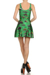 Dinosaur Skater Dress - Green - POPRAGEOUS
 - 4