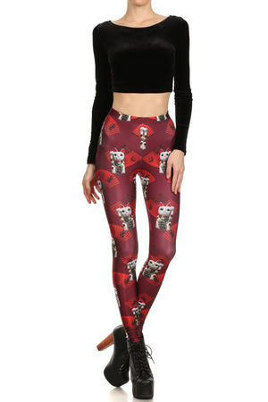 Lucky Cat Leggings - POPRAGEOUS
 - 1