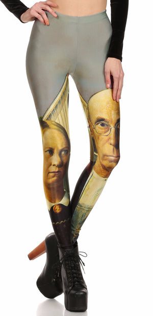 American Gothic Leggings - POPRAGEOUS
 - 1