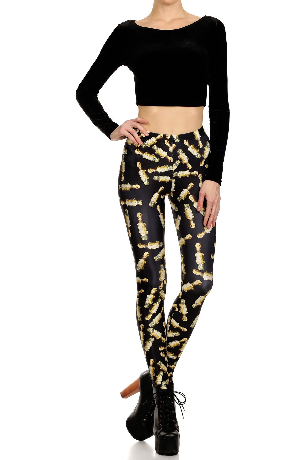 Skele-Gro Leggings - LIMITED - POPRAGEOUS
 - 1