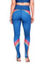 Retro Sunset Stripes Teal NFS Legging