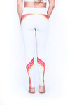 Retro Sunset Stripes Eggshell NFS Legging
