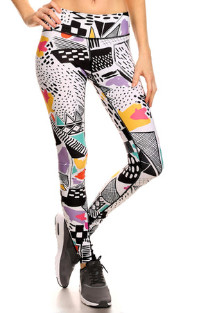 90's Thrift Dream Leggings - POPRAGEOUS
 - 1