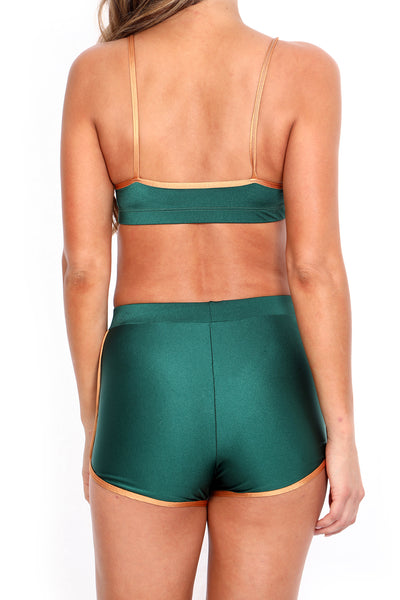 Ivy/Copper Track Sports Bra