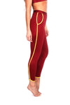 Cardinal/Gold Track Leggings
