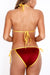 Cardinal/Gold Bikini Top