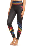 Varsity Rainbow Black NFS Legging