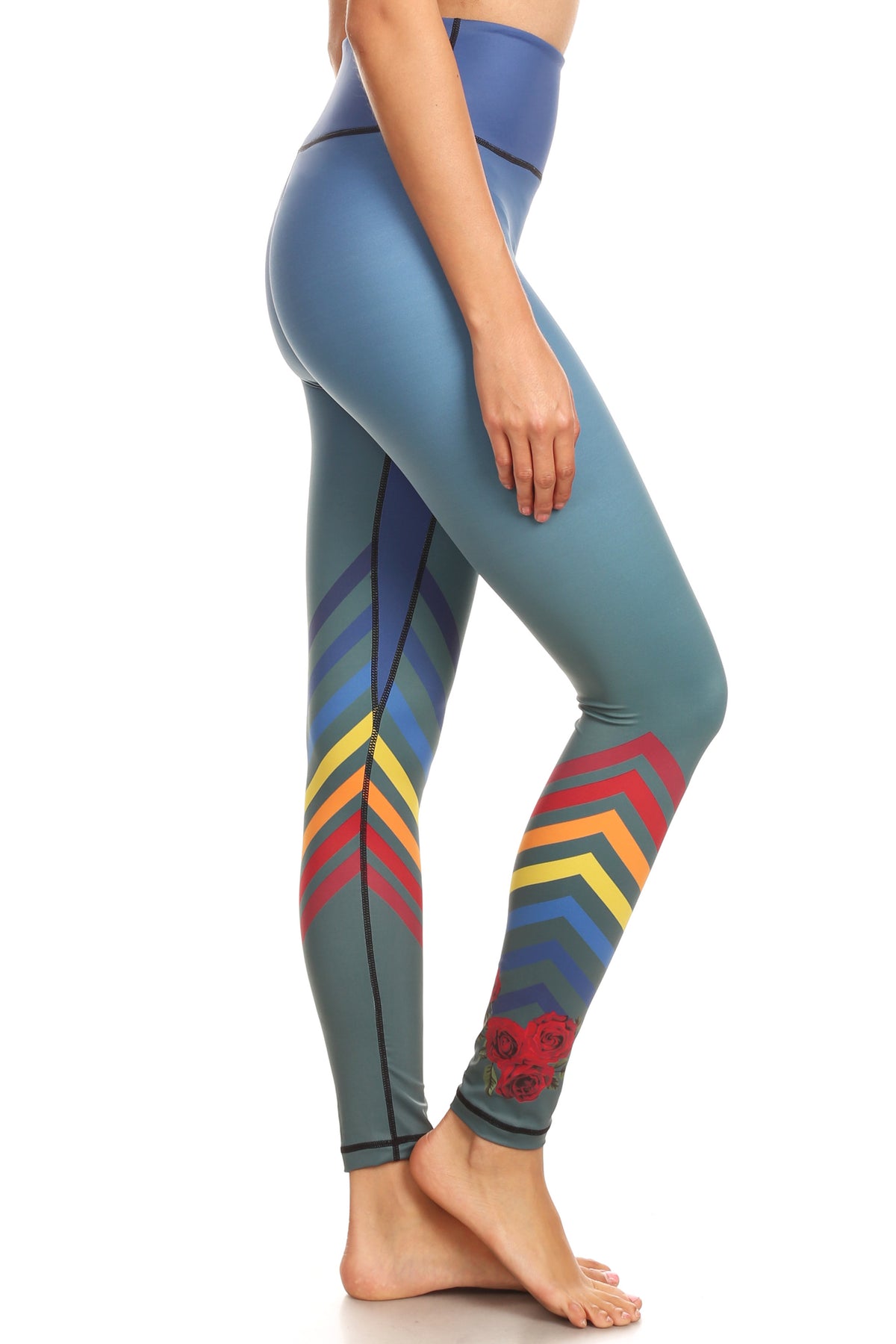 Varsity Rainbow Teal NFS Legging