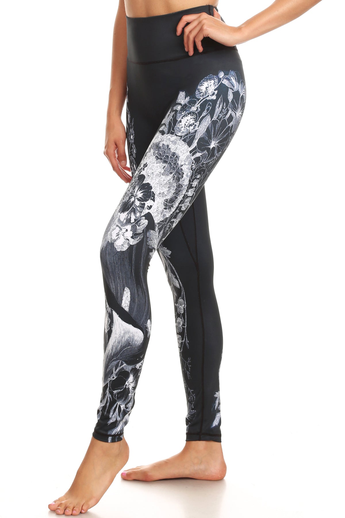 Floral Etching NFS Legging