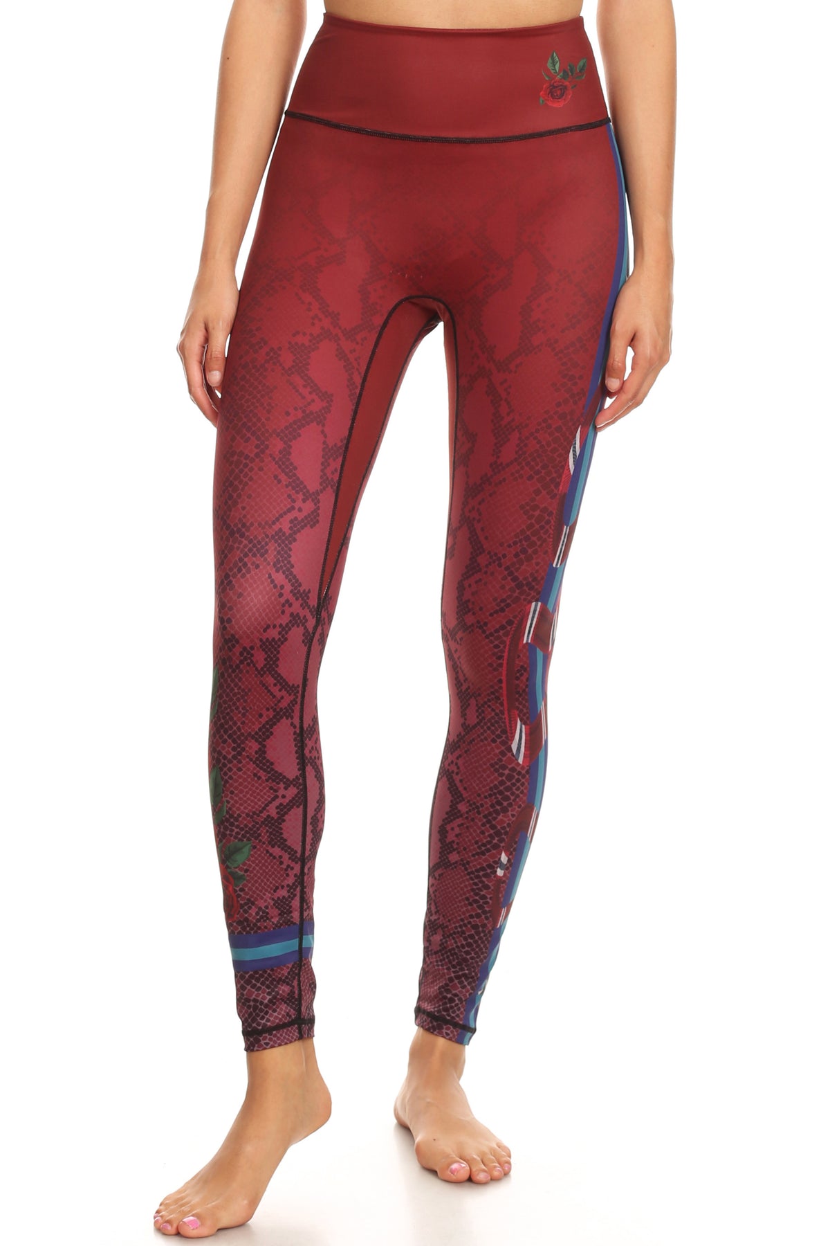 Snake Eyes Burgundy NFS Legging
