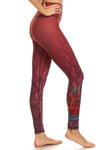 Snake Eyes Burgundy NFS Legging