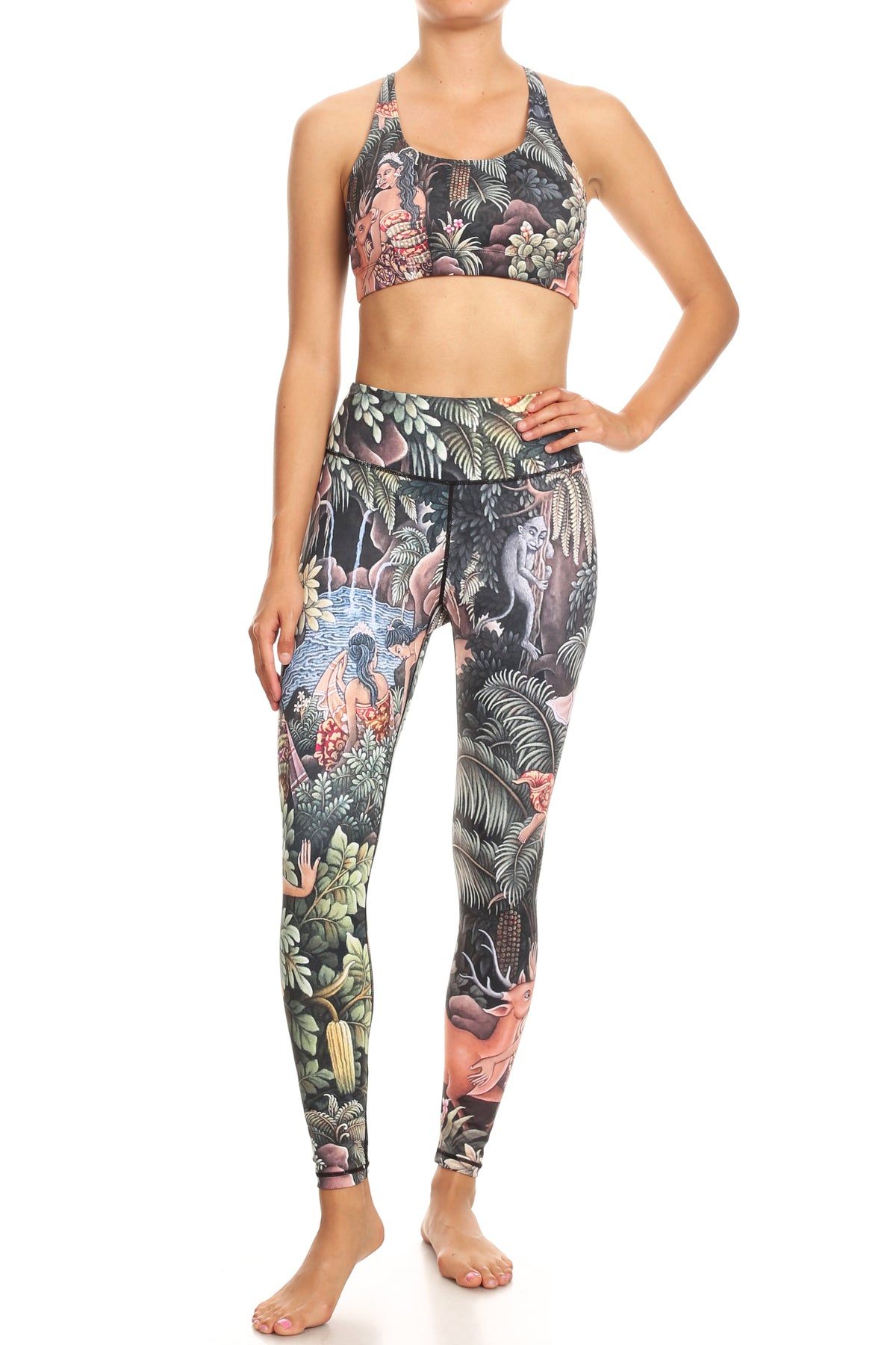 Balinese Goddess Dream Leggings