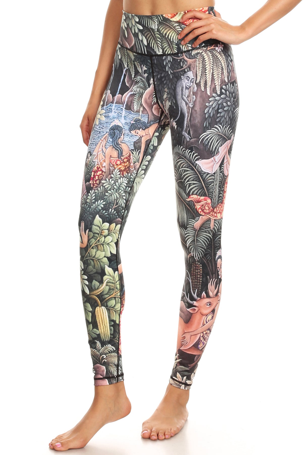 Balinese Goddess Dream Leggings