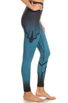 Art Deco Teal NFS Legging