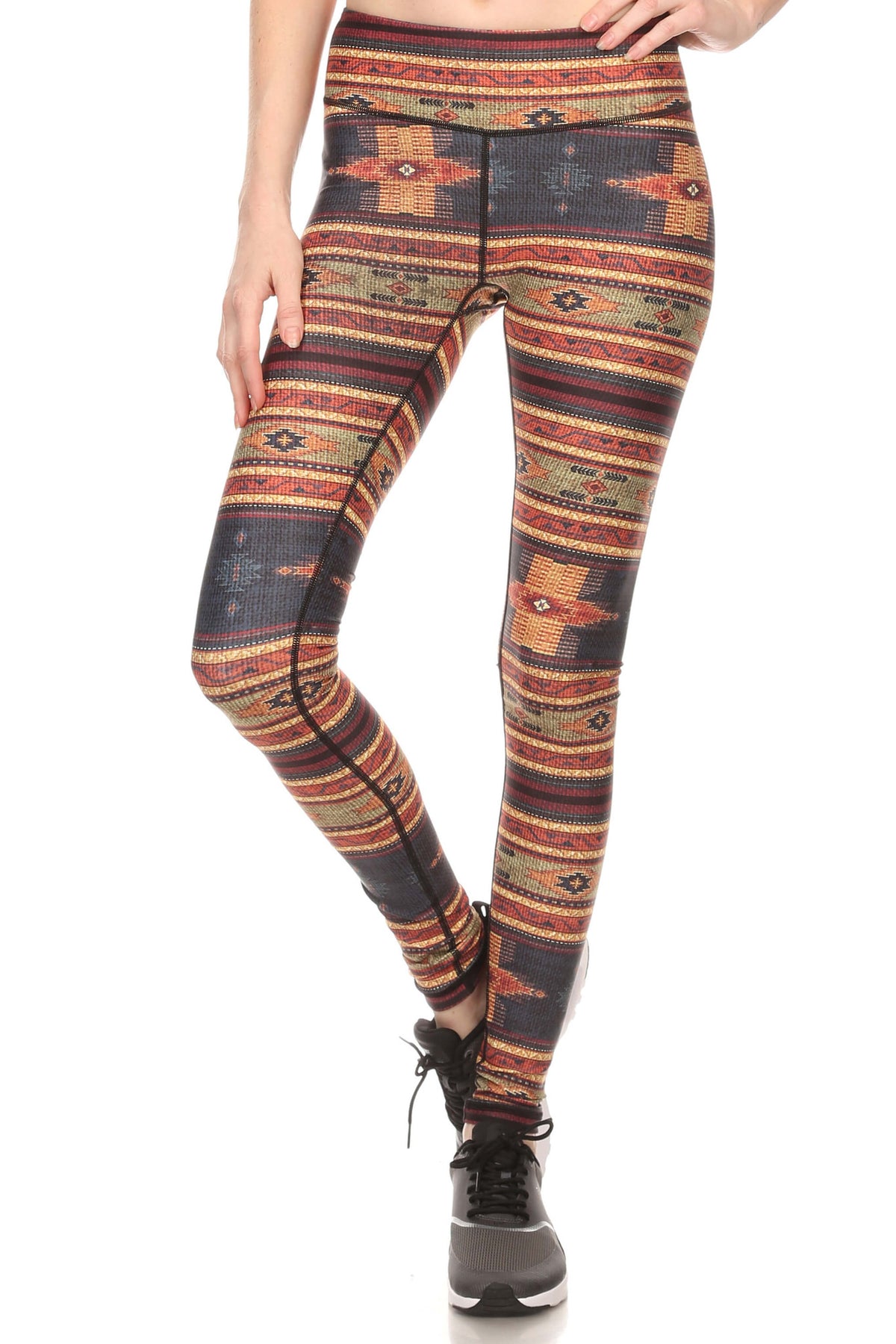 Fall Mexican Blanket Dream Leggings - POPRAGEOUS
 - 1