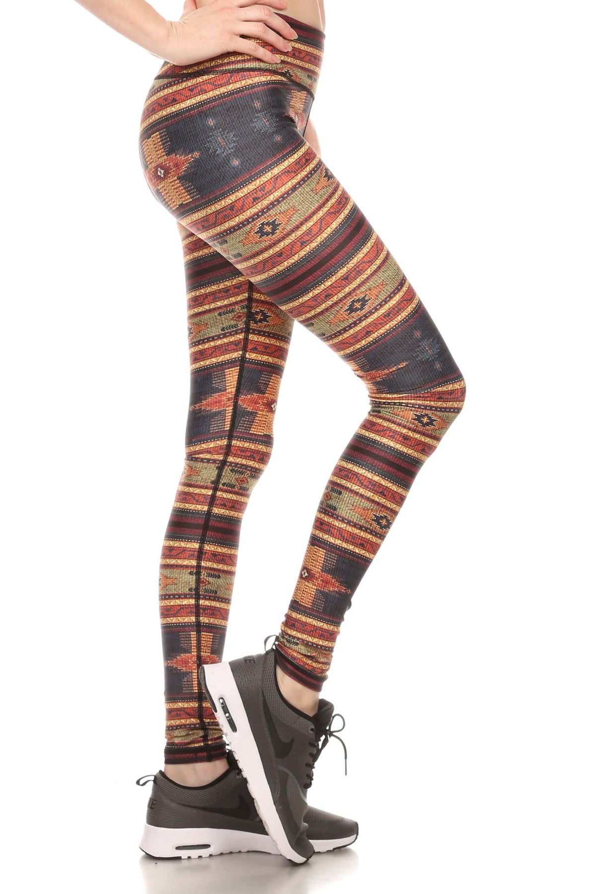 Fall Mexican Blanket Dream Leggings - POPRAGEOUS
 - 3