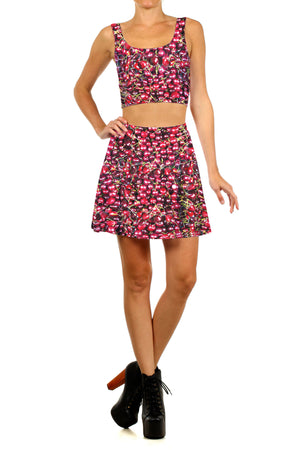 Cherry Skater Skirt - POPRAGEOUS
