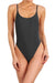 Charcoal Gray Lexy Onesie Swim