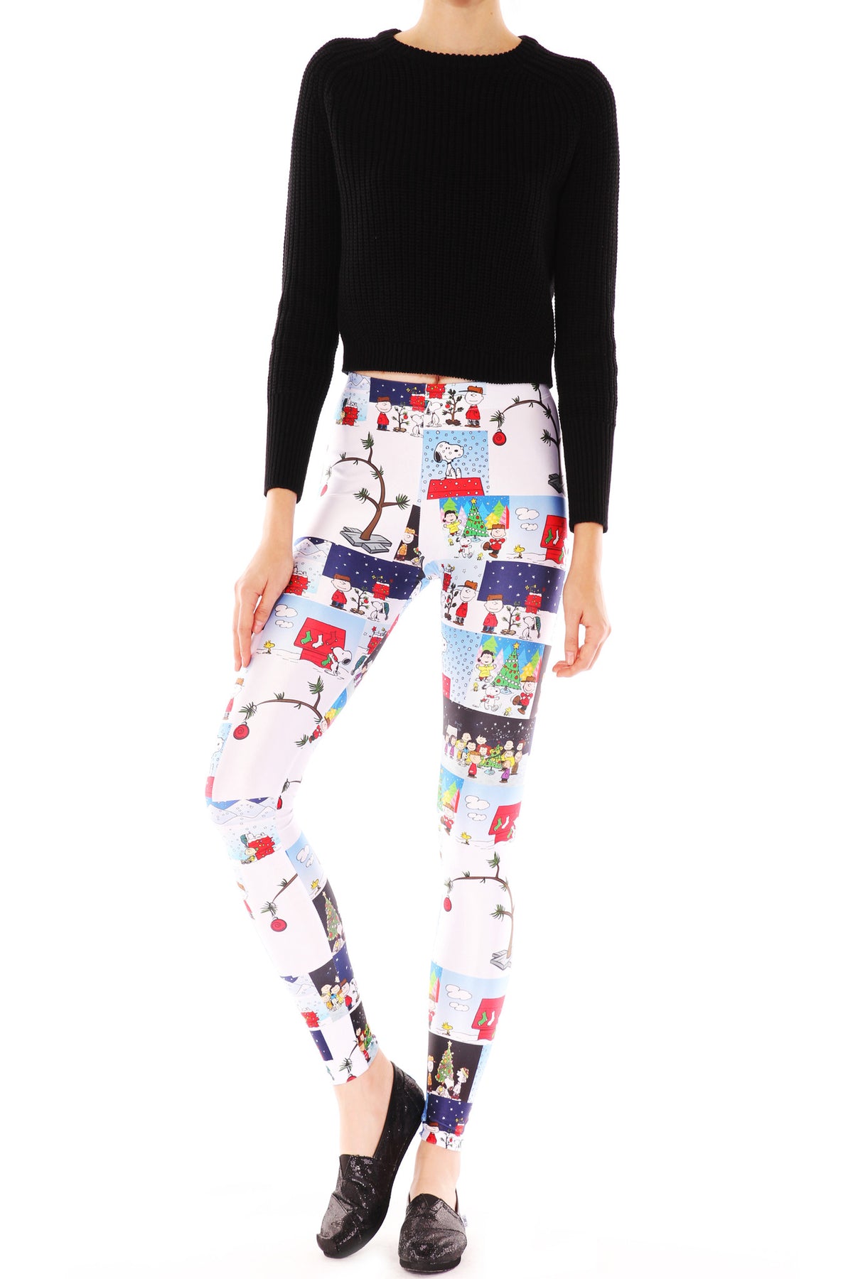 Charlie Brown Xmas Leggings - POPRAGEOUS