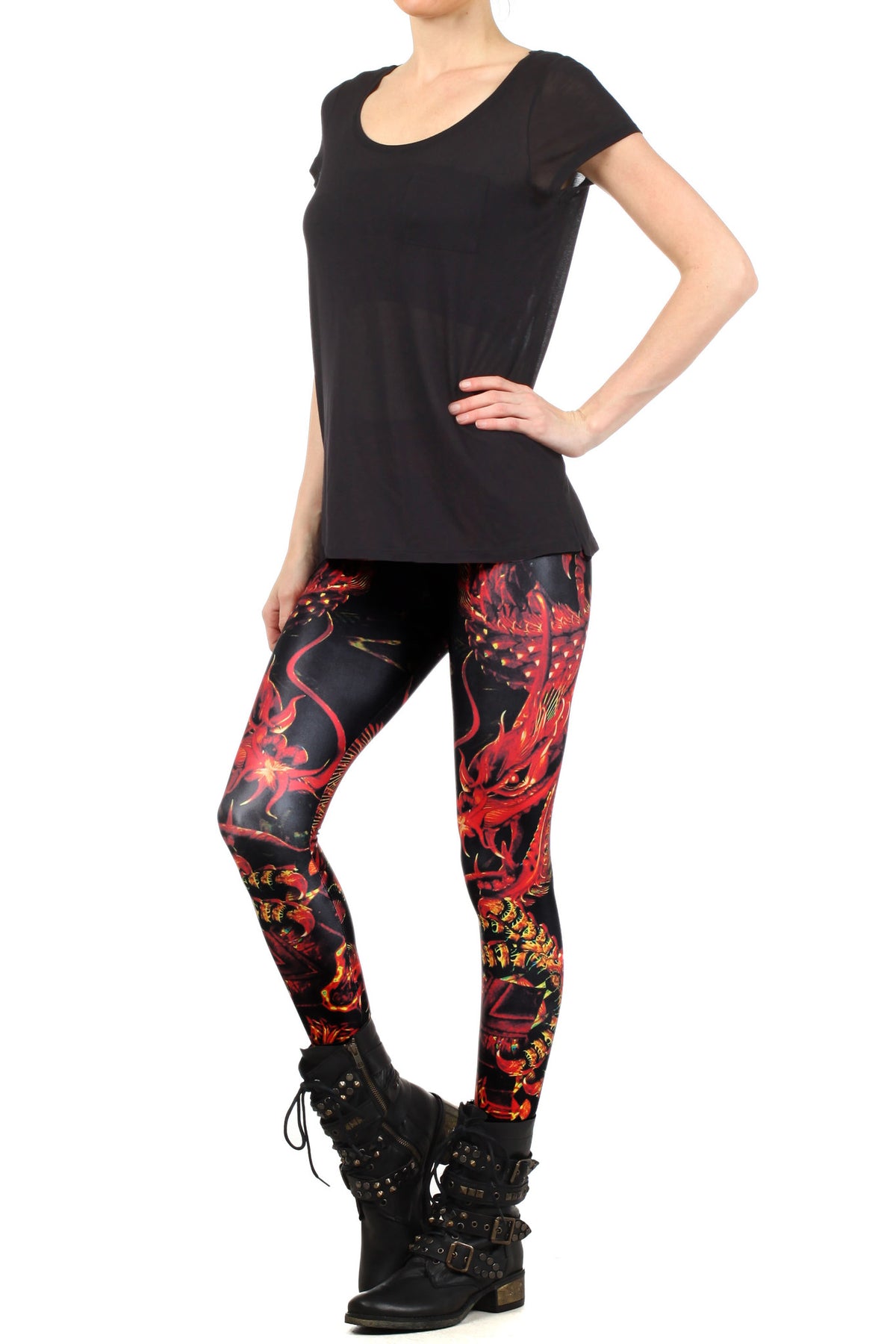 Chinese Dragon Leggings - POPRAGEOUS
 - 2