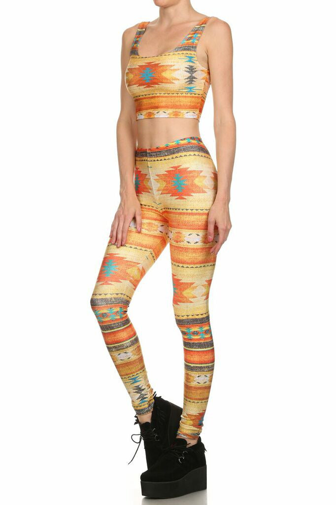Southwestern Blanket Leggings - POPRAGEOUS
 - 2