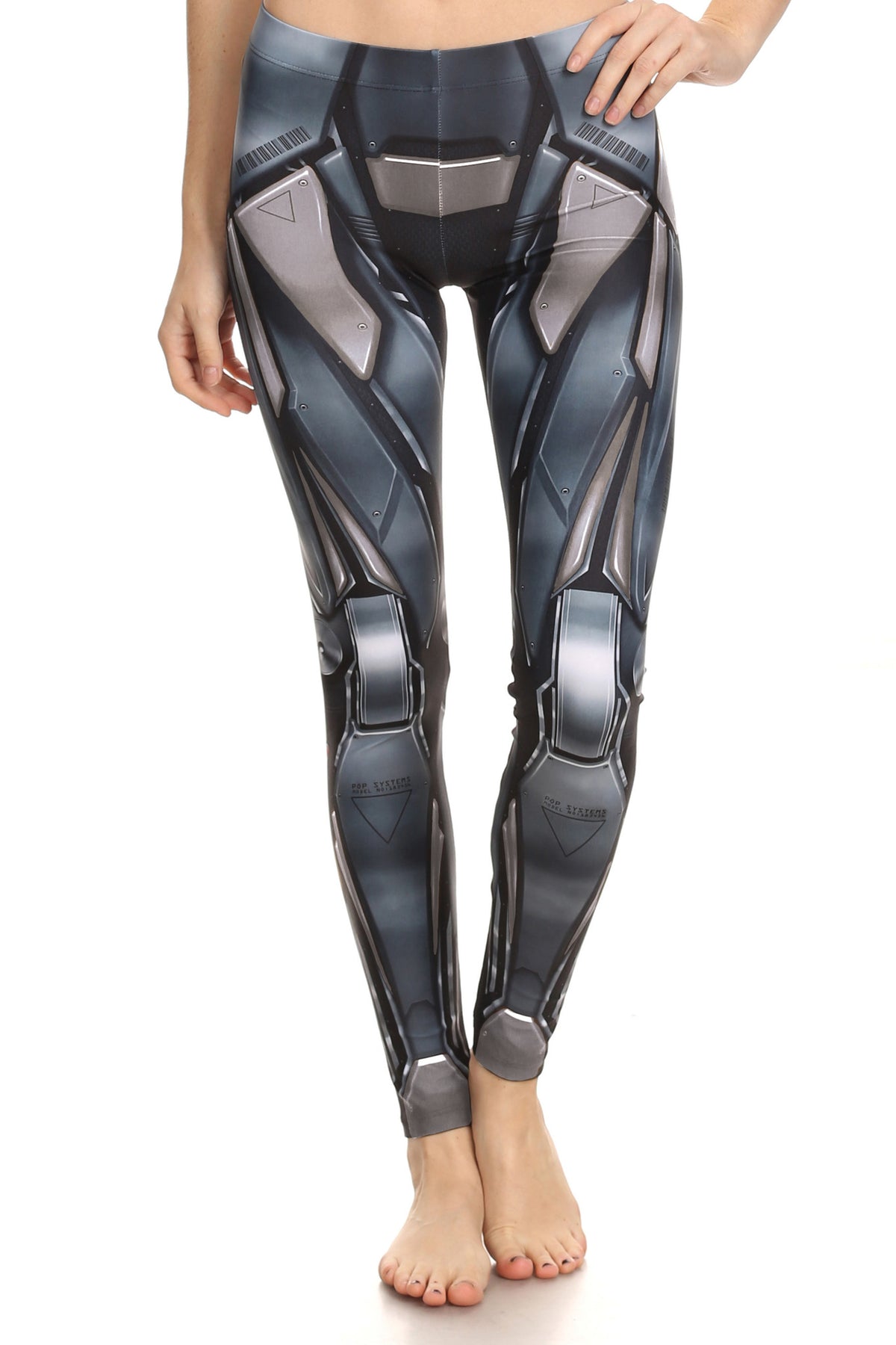 Ex-Humanoid Leggings - Silver