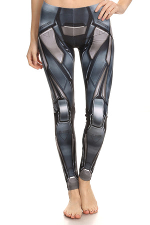 Ex-Humanoid Leggings - Silver