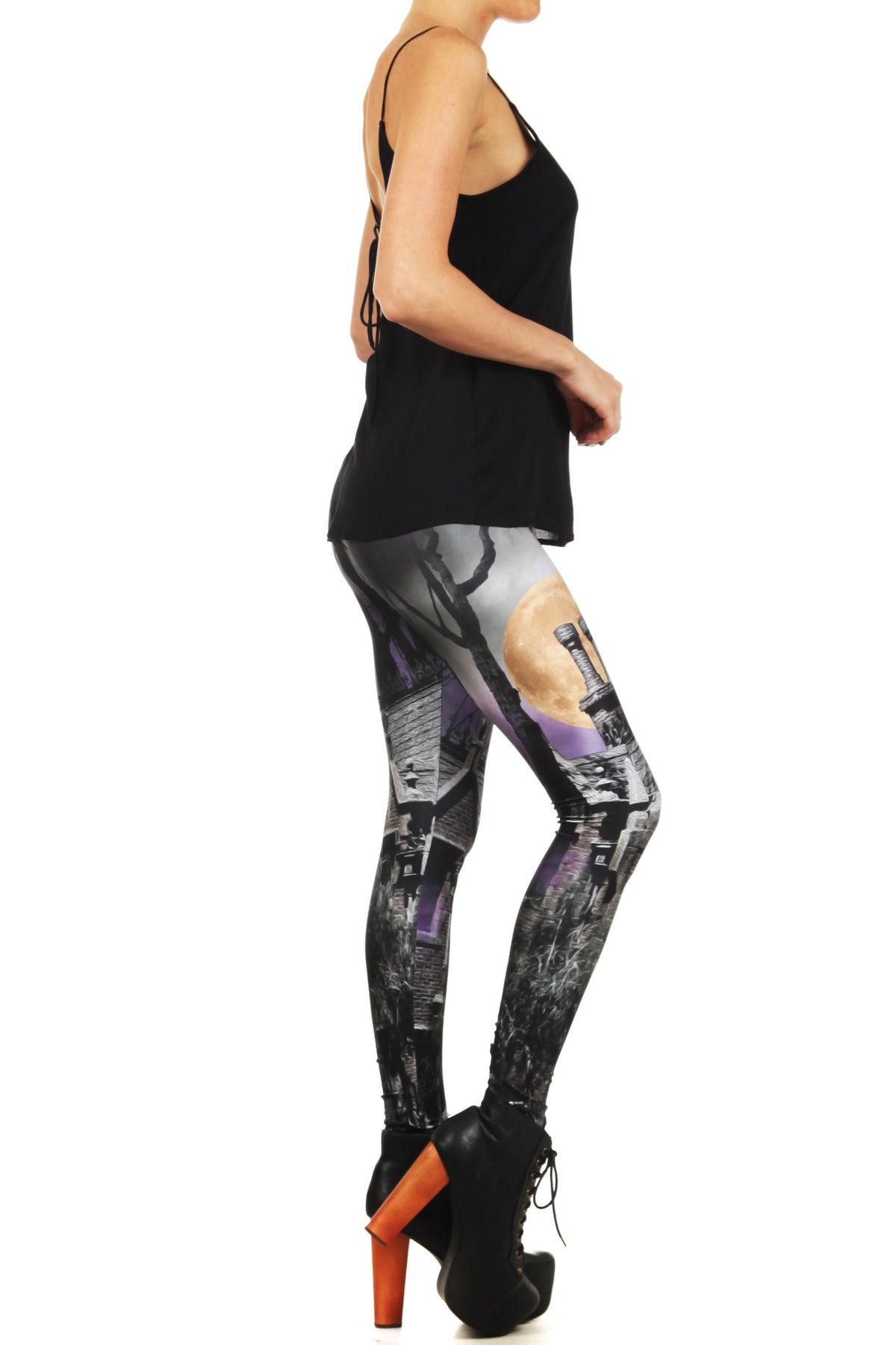 Haunted House Leggings - POPRAGEOUS
 - 3