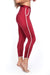 Maroon/Blush Track Leggings