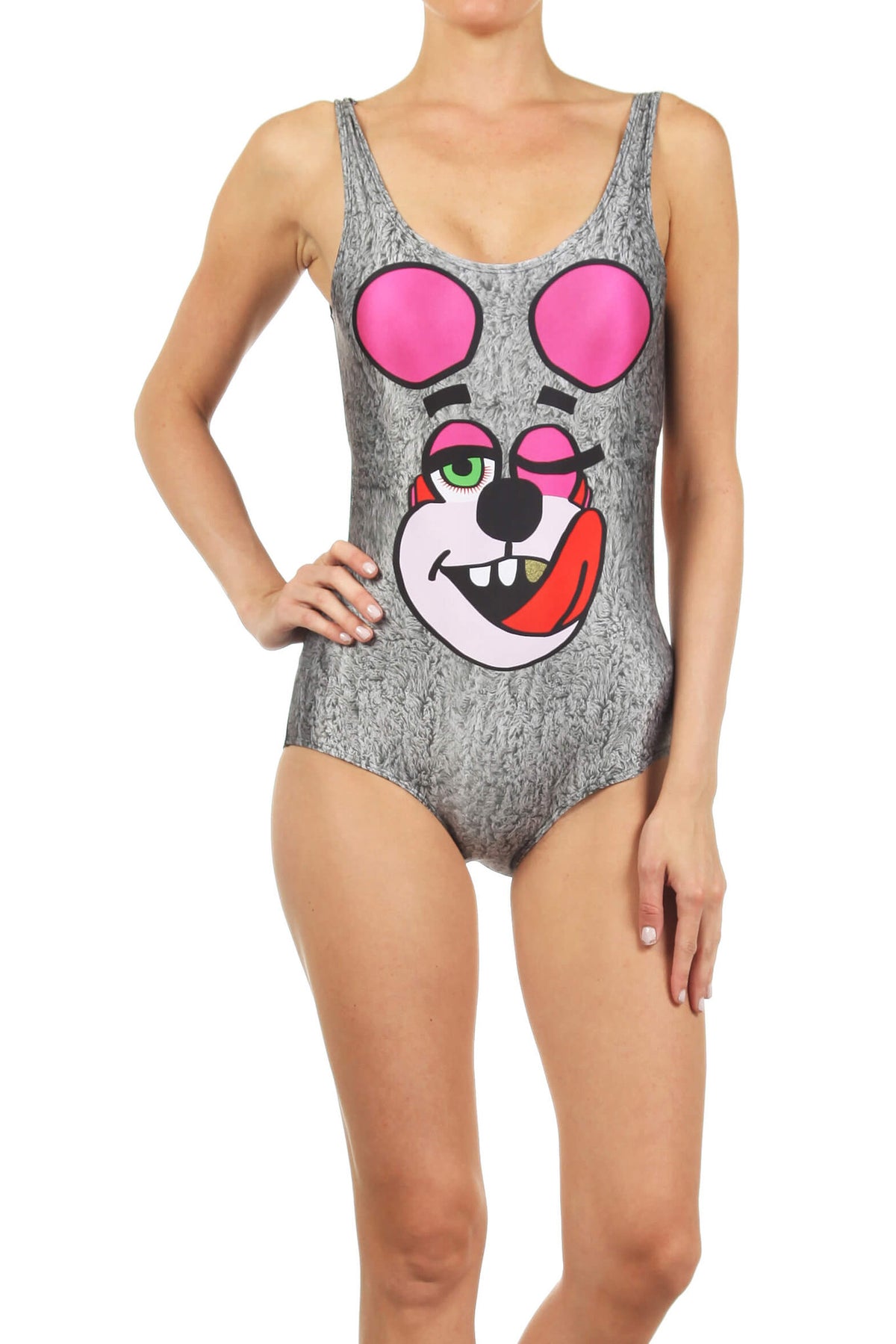 Miley the Bear One-Piece Swim - POPRAGEOUS
 - 1