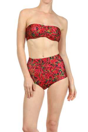 Chili Pepper Two-Piece Swim - POPRAGEOUS
 - 1