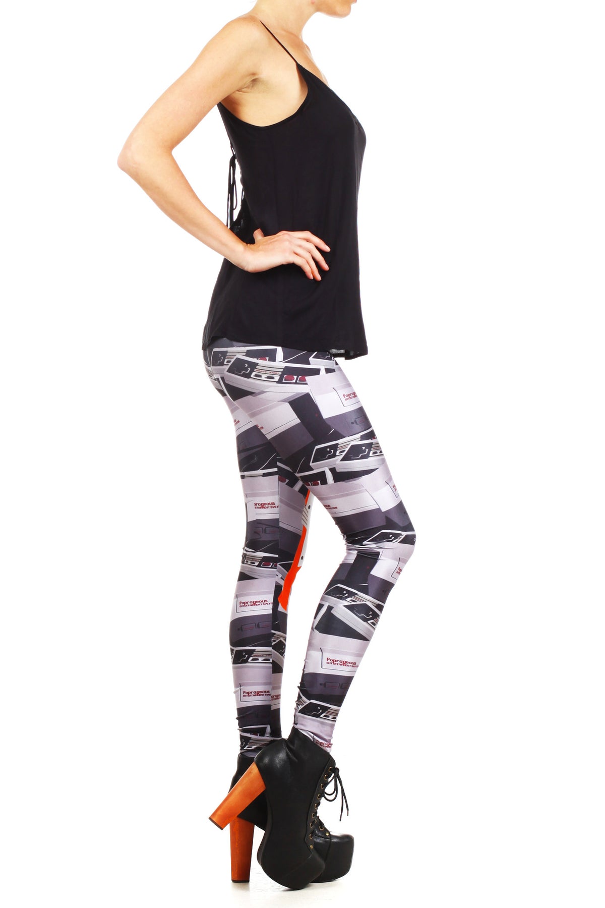 Retro Console Leggings - POPRAGEOUS
 - 3