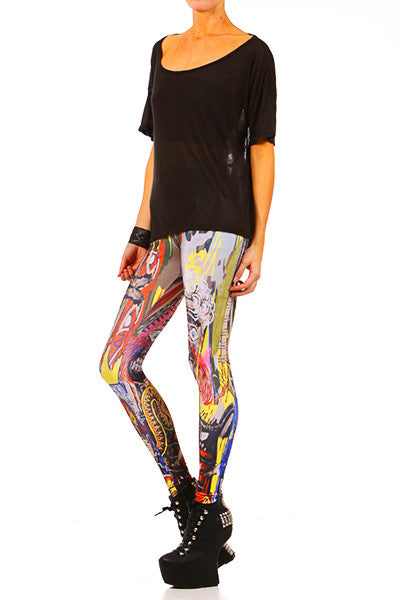 Sapien Leggings - Original XXS - POPRAGEOUS
 - 4