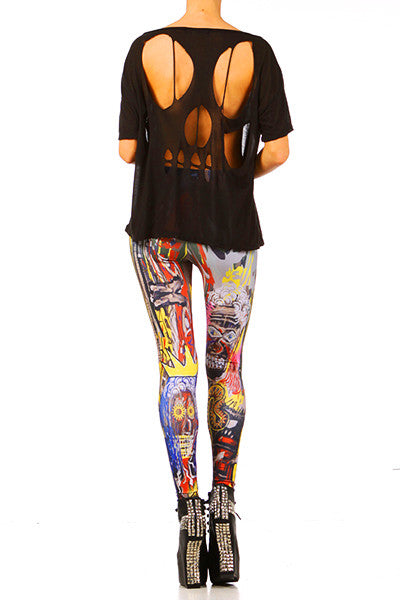 Sapien Leggings - Original XXS - POPRAGEOUS
 - 3