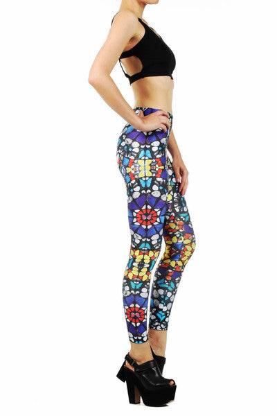 Glass Butterfly Leggings - POPRAGEOUS
 - 3