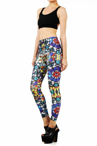 Glass Butterfly Leggings - POPRAGEOUS
 - 2