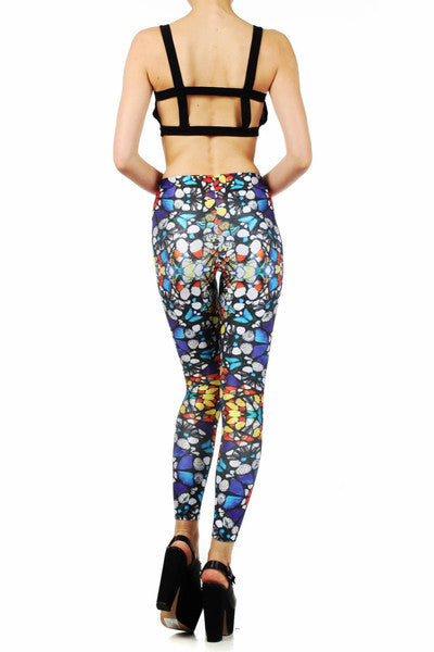 Glass Butterfly Leggings - POPRAGEOUS
 - 4