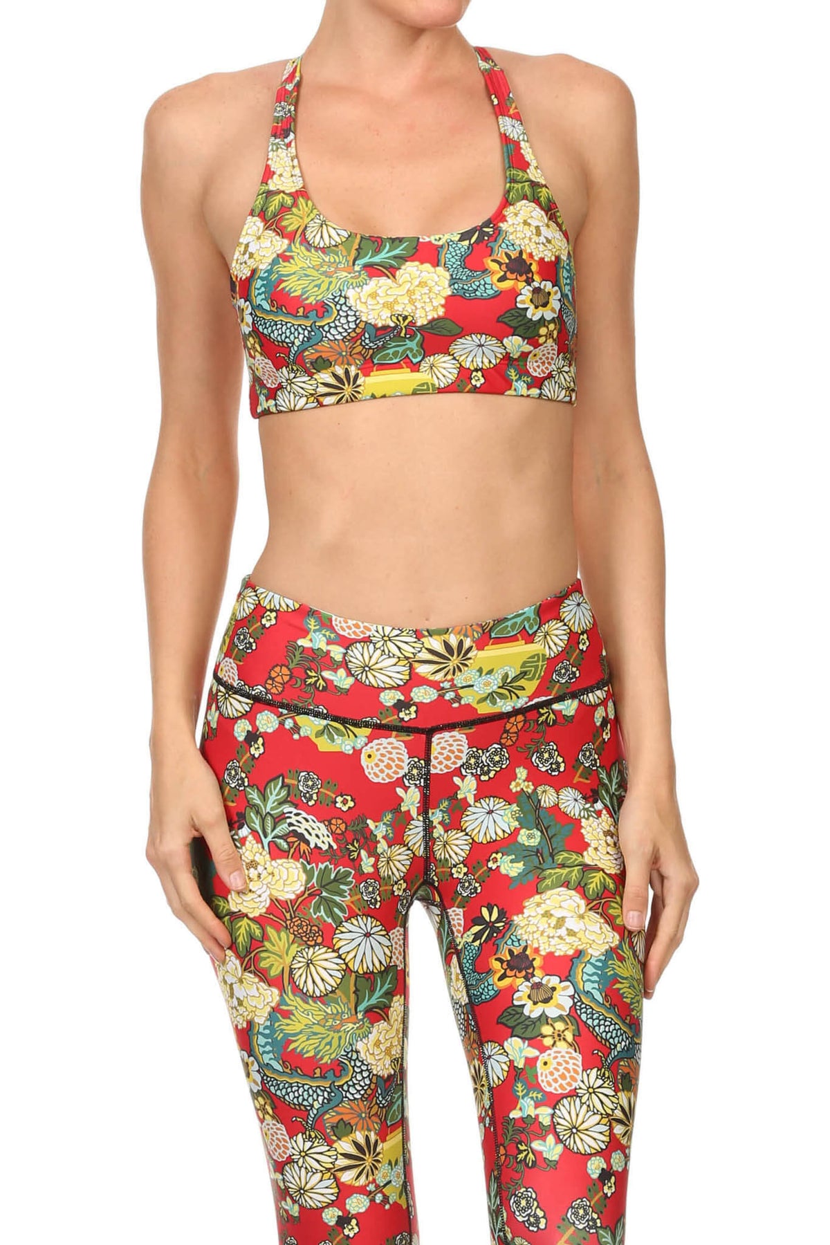 Hidden Dragon Aurora Bra - Vermillion - POPRAGEOUS
 - 4