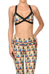 Cleopatra Jasmine Sports Bralette - POPRAGEOUS
 - 1