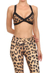 Leopard Jasmine Sports Bralette - POPRAGEOUS
 - 1