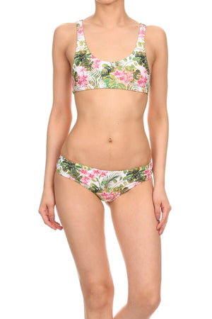 Pink Hawaiian Punch Swim Top - POPRAGEOUS
 - 1