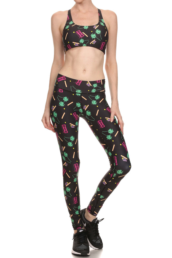 90's Black Dream Leggings - POPRAGEOUS